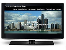 Carl Jordan Law Firm Website Screen Shot